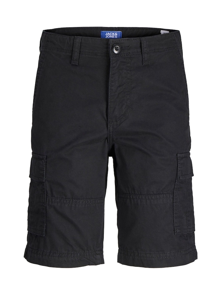 JACK & JONES JUNIOR Relaxed Fit 100% Cotton Cargo Shorts - Image 1 of 3