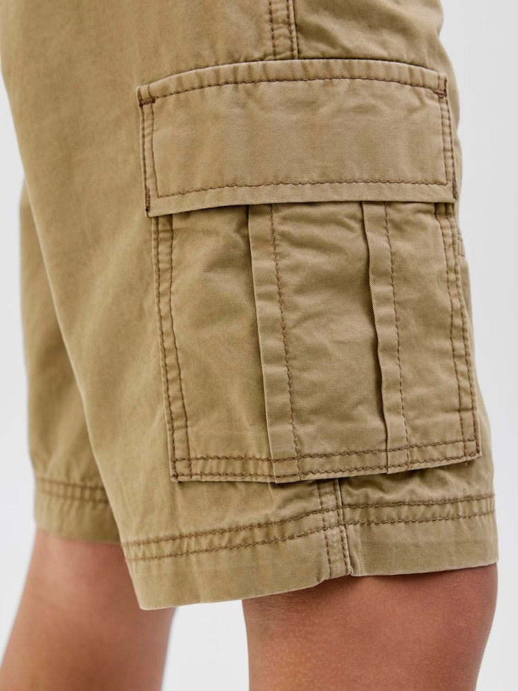 JACK & JONES JUNIOR Relaxed Fit 100% Cotton Cargo Shorts - Image 1 of 6