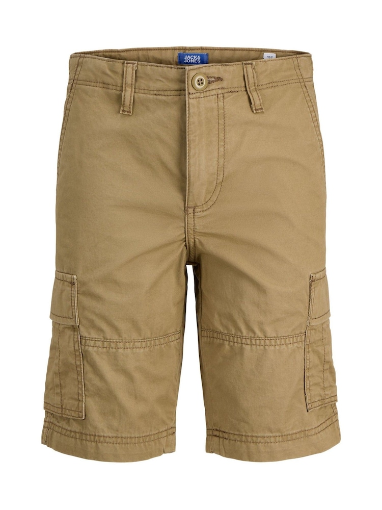 JACK & JONES JUNIOR Relaxed Fit 100% Cotton Cargo Shorts - Image 5 of 6