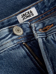 Синие свободные джинсовые шорты JACK & JONES JUNIOR - Изображение 3 из 4