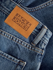 Синие свободные джинсовые шорты JACK & JONES JUNIOR - Изображение 4 из 4