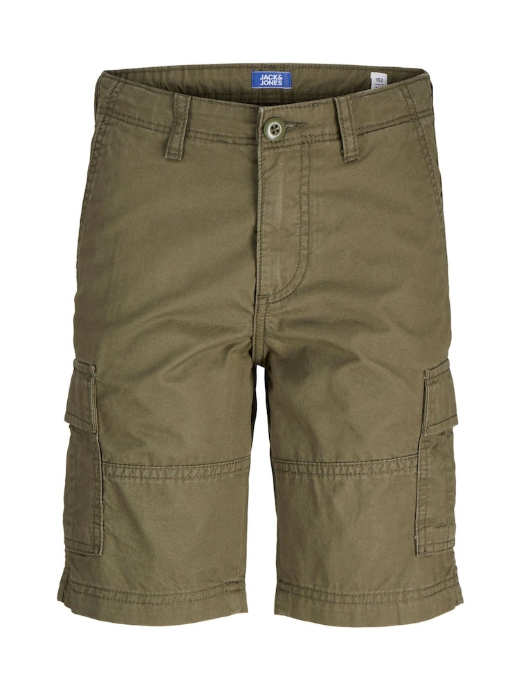 JACK & JONES JUNIOR Relaxed Fit 100% Cotton Cargo Shorts - Image 5 of 7