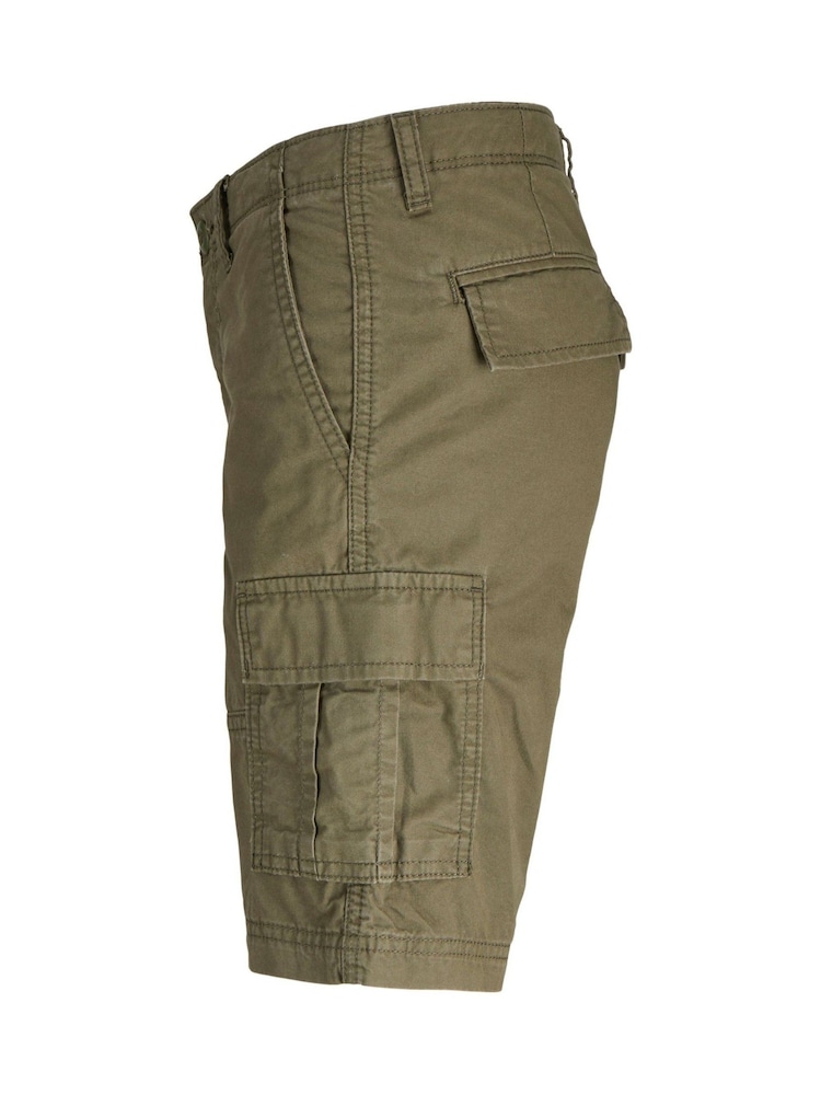 JACK & JONES JUNIOR Relaxed Fit 100% Cotton Cargo Shorts - Image 7 of 7