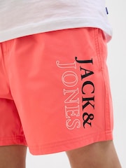 JACK & JONES JUNIOR Logo Swim Shorts - Image 3 of 6