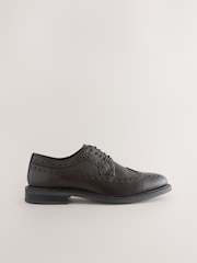 Brown Heritage Brogue Shoes - Image 3 of 6