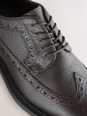 Brown Heritage Brogue Shoes - Image 5 of 6