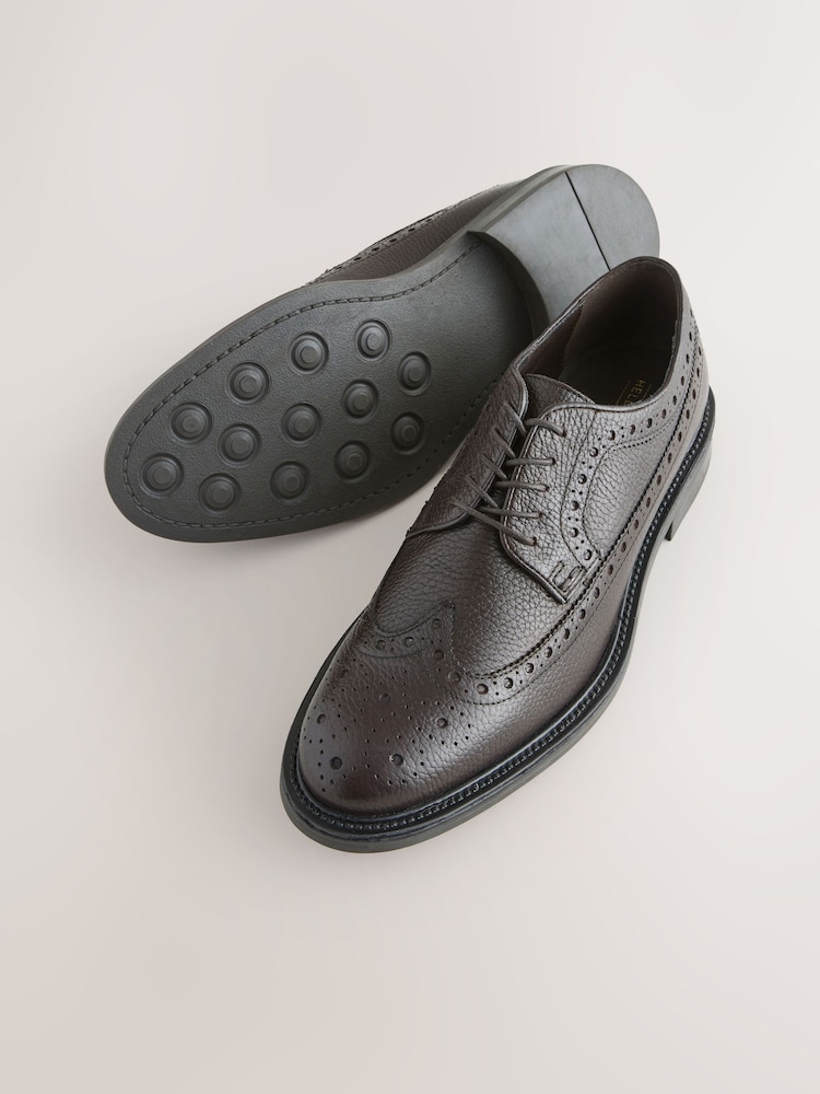 Brown Heritage Brogue Shoes - Image 6 of 6