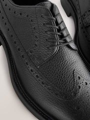 Black Heritage Brogue Shoes - Image 6 of 6