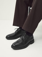 Black Modern Derby Shoes - Image 1 of 7