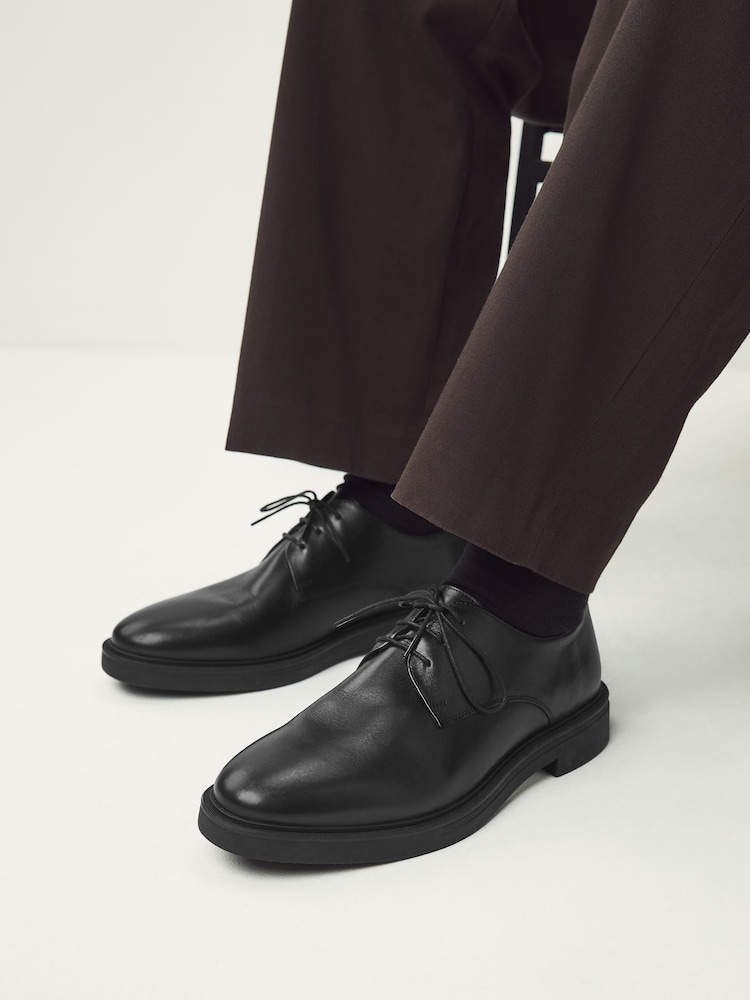 Black Modern Derby Shoes - Image 1 of 7