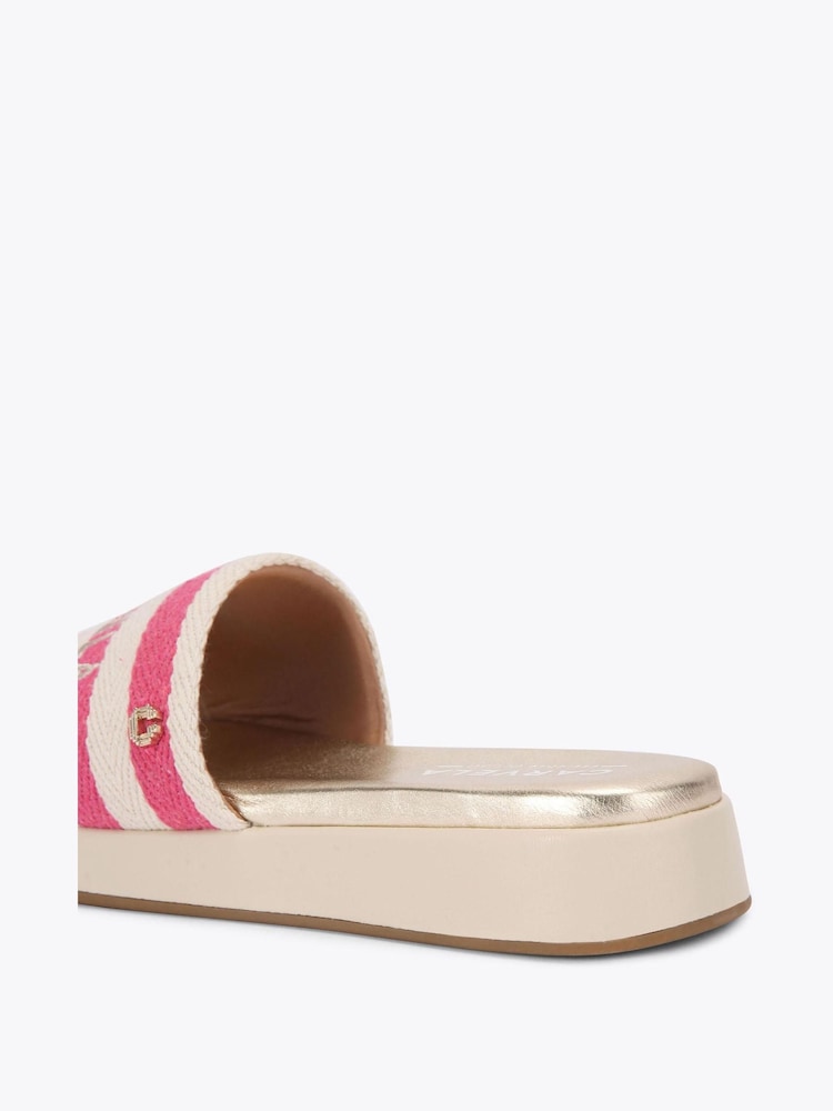 Carvela  Palermo Stripe Mule Sandals - Image 4 of 4