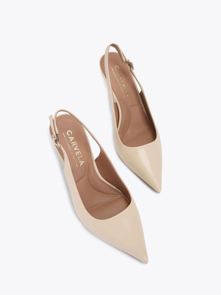 Cream - Carvela Spirit Sling Shoes - Image 3 of 4