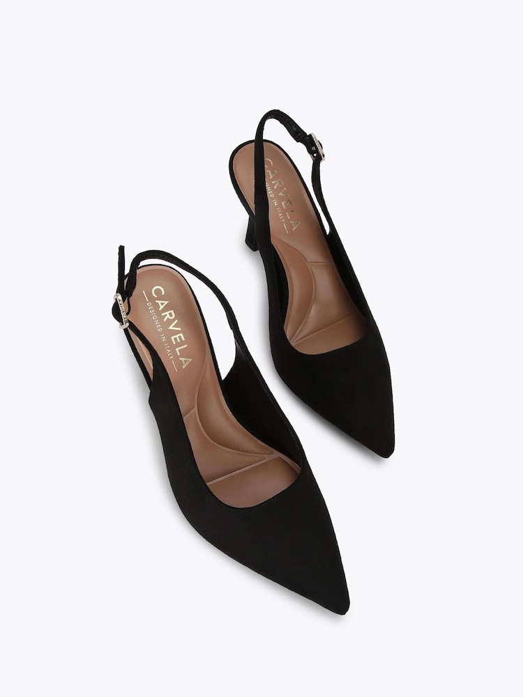 Carvela Black Corletta Court Shoes - Image 2 of 4