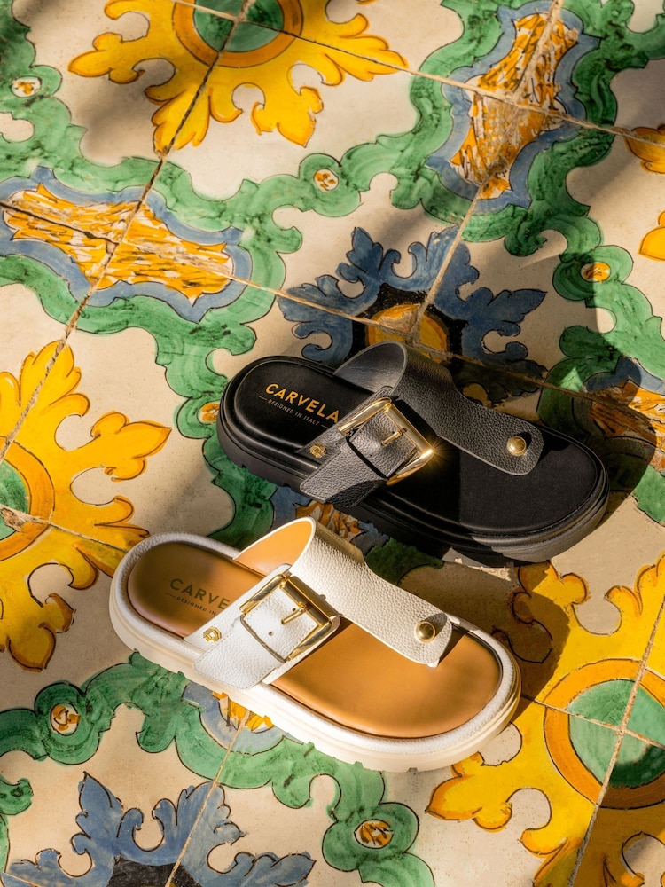 Carvela Comfort Pavilion T-Bar Mule Sandals - Image 2 of 6