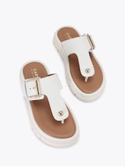 Carvela Comfort Pavilion T-Bar Mule Sandals - Image 4 of 6