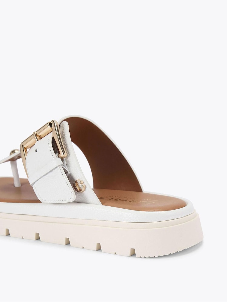 Blanco - Carvela Comfort Pavilion T-Bar Mule Sandals - Imagen 6 de 6 Blanco - Carvela Comfort Pavilion T-Bar Mule Sandals - Imagen 6 de 6