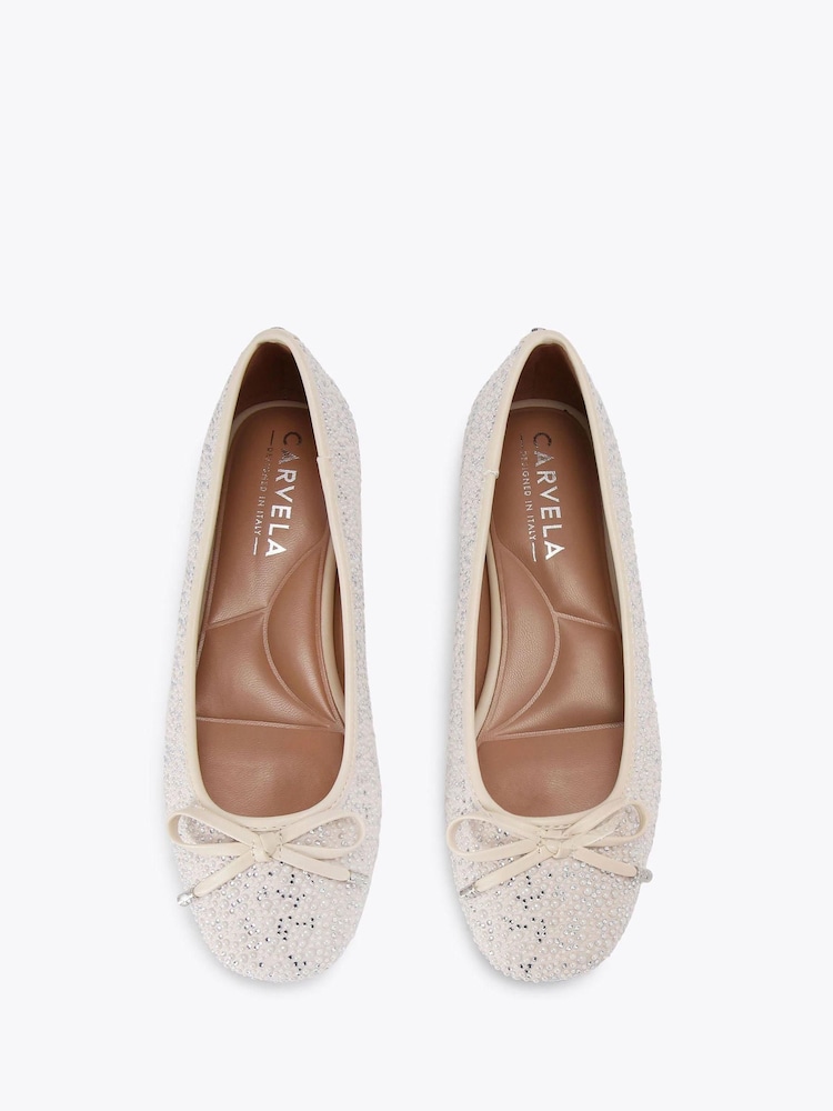 Carvela Pink Perla Ballerina Pumps - Image 2 of 4