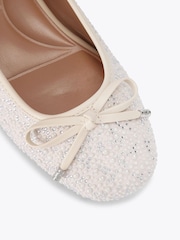 Carvela Pink Perla Ballerina Pumps - Image 3 of 4