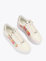 Carvela Jive Quilted Zip Trainers - Image 2 of 4