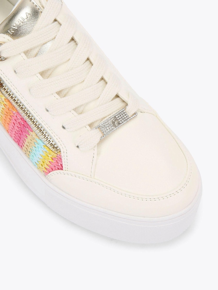 Carvela Jive Quilted Zip Trainers - Image 4 of 4