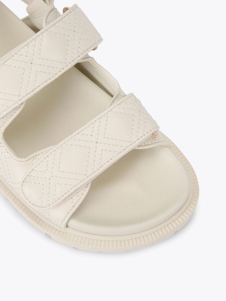 Crème - Carvela Rosa Sandals - Image 3 of 4
