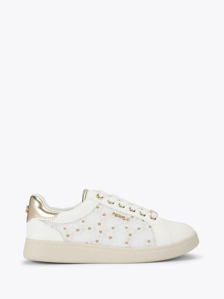 Carvela White Fiora Trainers - Image 1 of 4