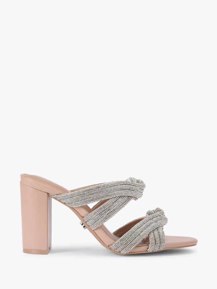 Natural - Carvela Arielle Block Sandals - Imagen 1 de 4