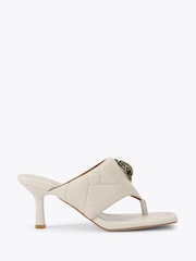 Kurt Geiger London Puff Thong Heel 85 Sandals - Image 1 of 4