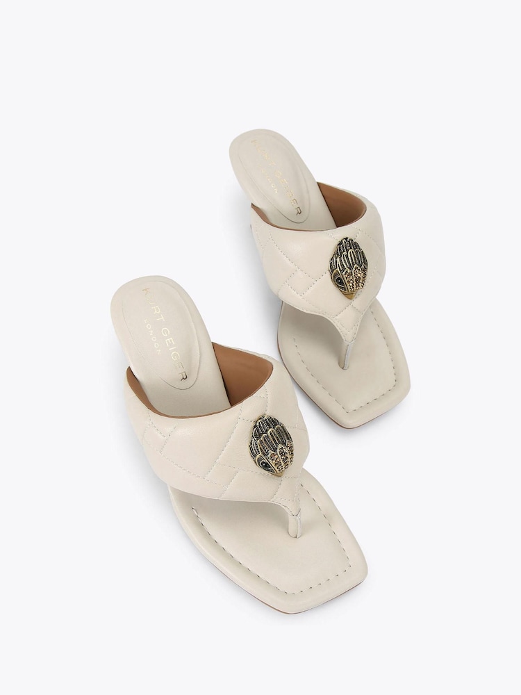 Kurt Geiger London Puff Thong Heel 85 Sandals - Image 2 of 4 Kurt Geiger London Puff Thong Heel 85 Sandals - Image 2 of 4