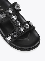 Zwart - Carvela Sorella Flatform Sandals - Image 3 of 4