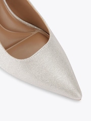 Creme - Carvela Black Corletta Court Shoes - Imagem 4 de 4