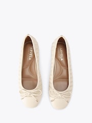Cream - Carvela Sardinia Ballet Pumps - Slika 4 iz 4