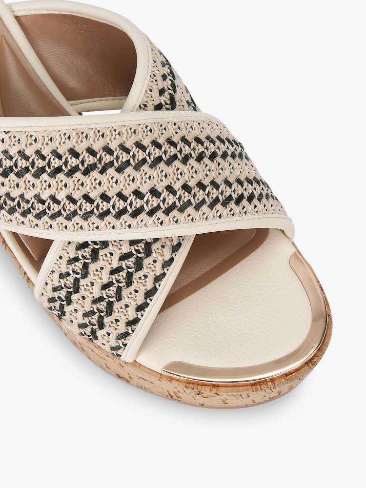 Wit - Carvela Sorrento Wedge Mule Black Sandals - Image 3 of 4