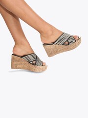 Carvela Sorrento Wedge Mule Sandals - Image 4 of 5