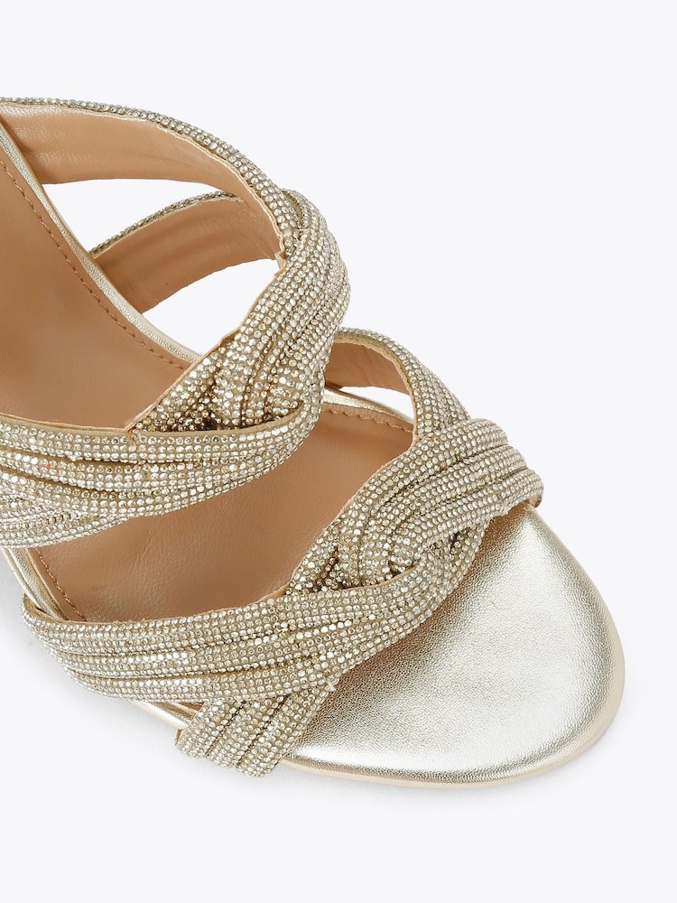 Dorado - Carvela Arielle Block Sandals - Imagen 4 de 4 Dorado - Carvela Arielle Block Sandals - Imagen 4 de 4