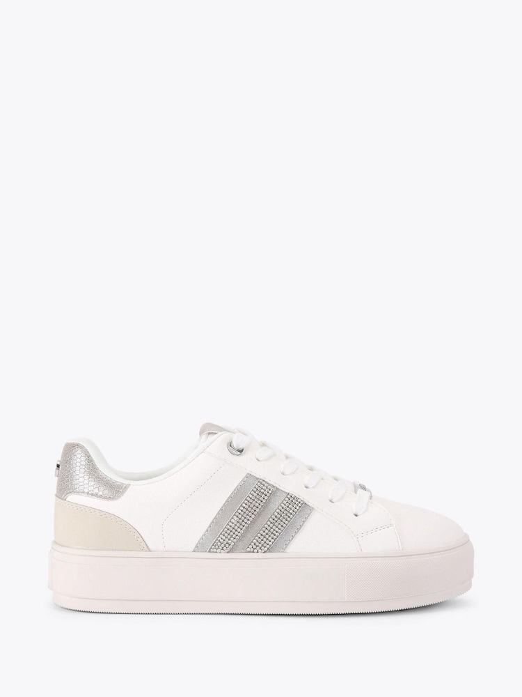 WHITE/OTH - Carvela Icona Trainers - Image 1 of 4
