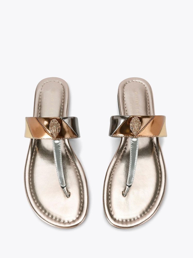 Kurt Geiger London Kensington T-Bar Sandals - Image 2 of 4
