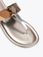 Kurt Geiger London Kensington T-Bar Sandals - Image 3 of 4