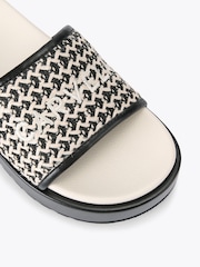 Negro - Carvela Cream Sorrento Flatform Sandals - Imagen 4 de 4