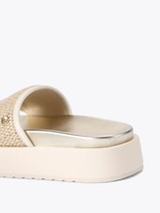 Carvela Cream Sorrento Flatform Sandals - Image 3 of 4