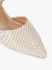 zlata (barva); zlato - Carvela Calla Court Shoes - Slika 3 iz 4