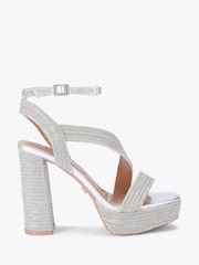 Natuurlijk - Carvela Gold Gala Platform Sandals - Image 2 of 5