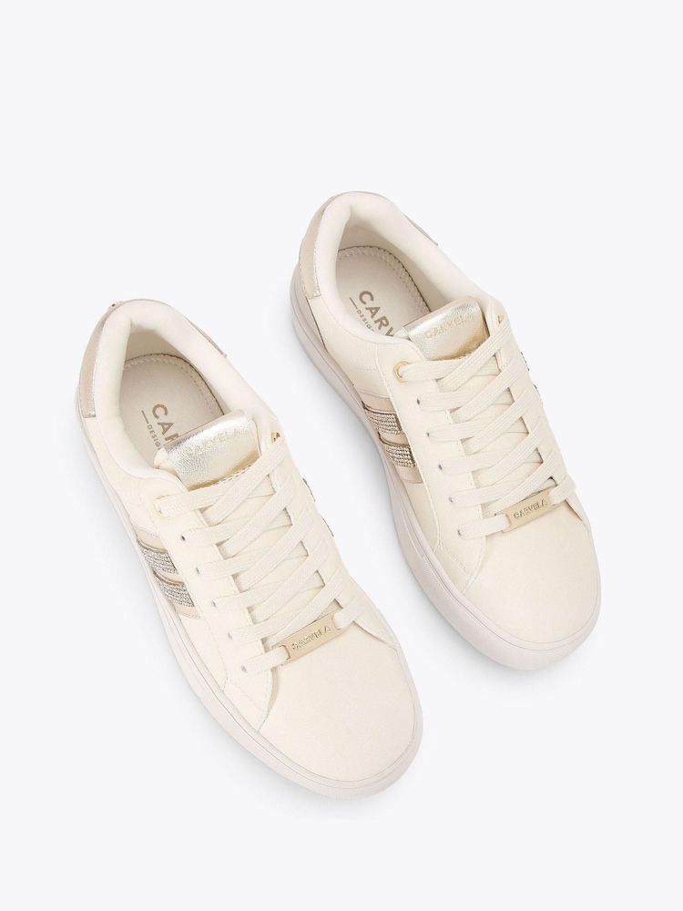Blanco - Carvela Icona Trainers - Imagen 2 de 4