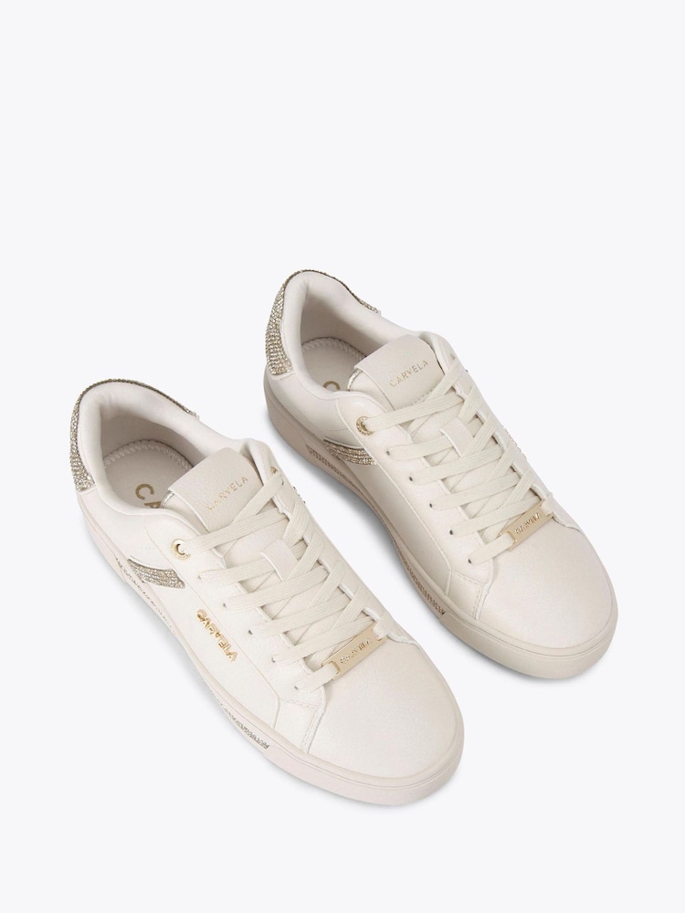 Carvela Daze Jewel Trainers - Image 2 of 4