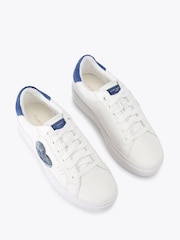 Kurt Geiger London Denim Lana Heart Trainers - Image 2 of 4