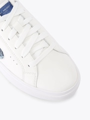 Kurt Geiger London Denim Lana Heart Trainers - Image 4 of 4