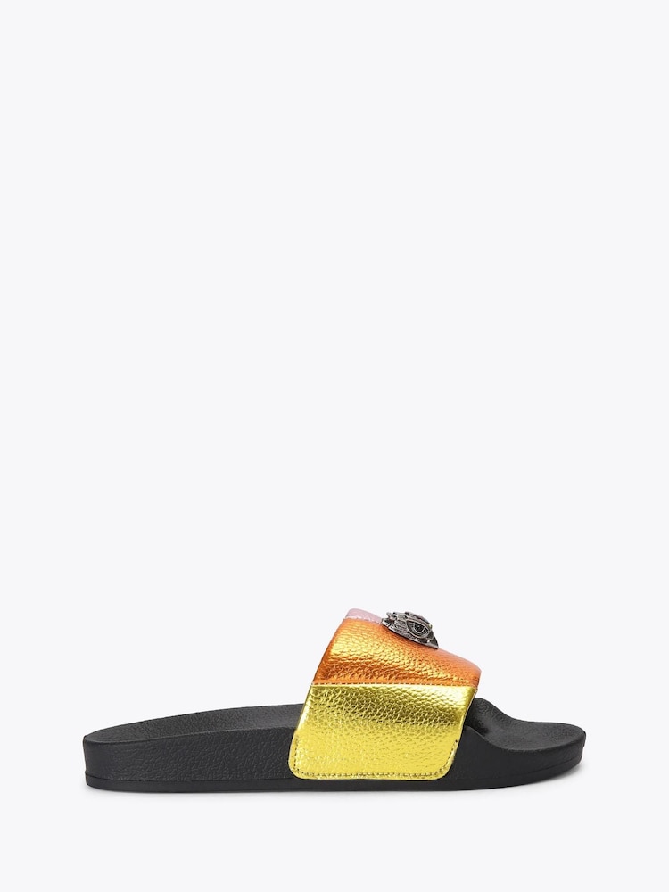 Kurt Geiger London Pink Junior Mini Meena Eagle Sandals - Image 1 of 4 Kurt Geiger London Pink Junior Mini Meena Eagle Sandals - Image 1 of 4