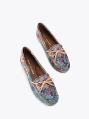 Kurt Geiger London Eagle Moccasin Leather Pumps - Image 2 of 4