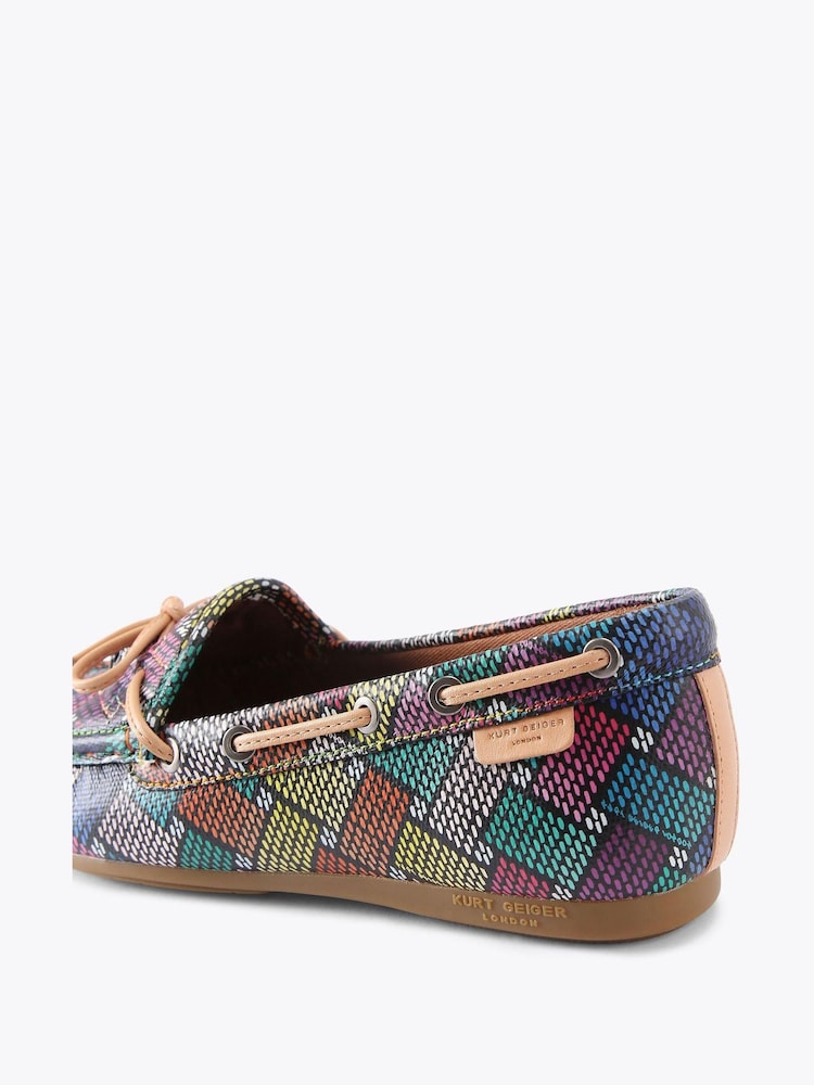 Kurt Geiger London Eagle Moccasin Leather Pumps - Image 4 of 4