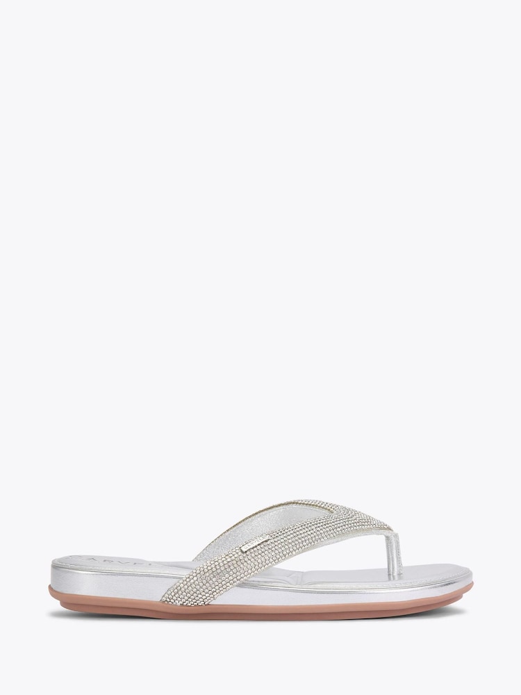 Plateado - Carvela Riviera Jewel Sandals - Imagen 1 de 4 Plateado - Carvela Riviera Jewel Sandals - Imagen 1 de 4